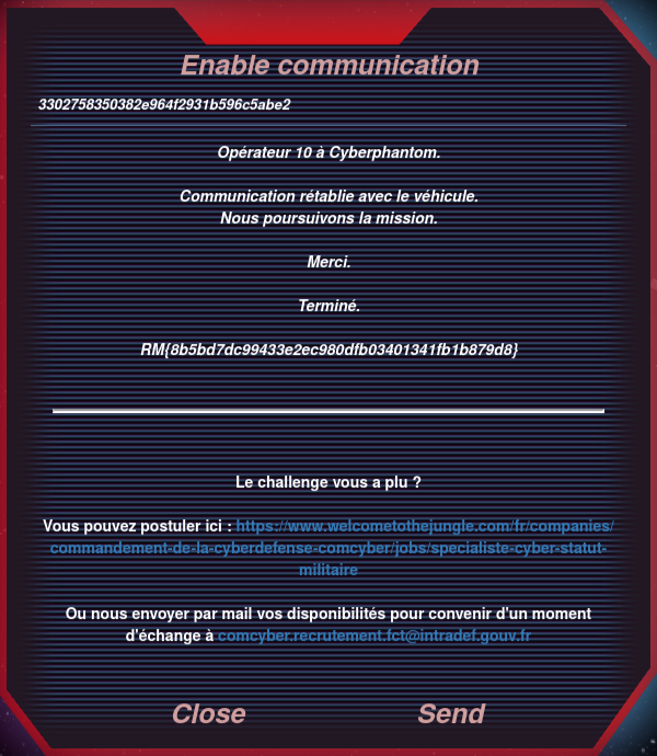 Enter the code, last flag